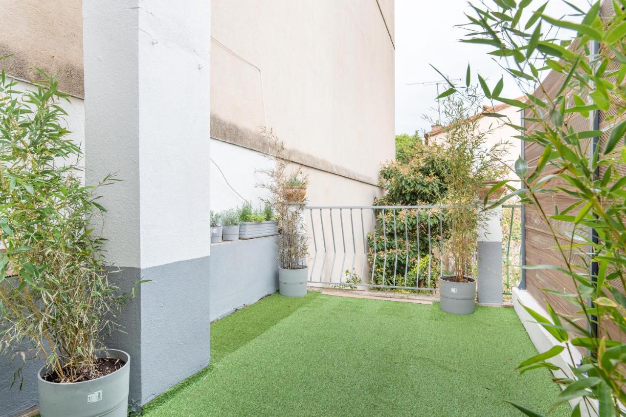 Studio Blancarde Terrasse Parking Clim Marseilles Exterior foto