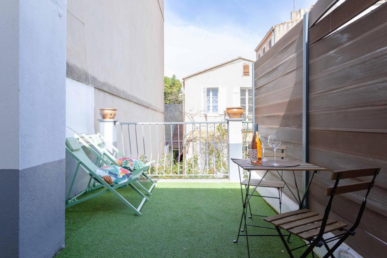 Studio Blancarde Terrasse Parking Clim Marseilles Exterior foto